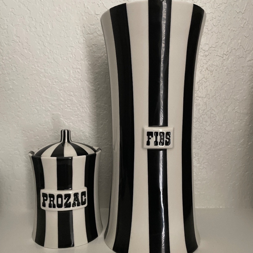 Jonathan Adler Fibs Canister/Cookie Jar